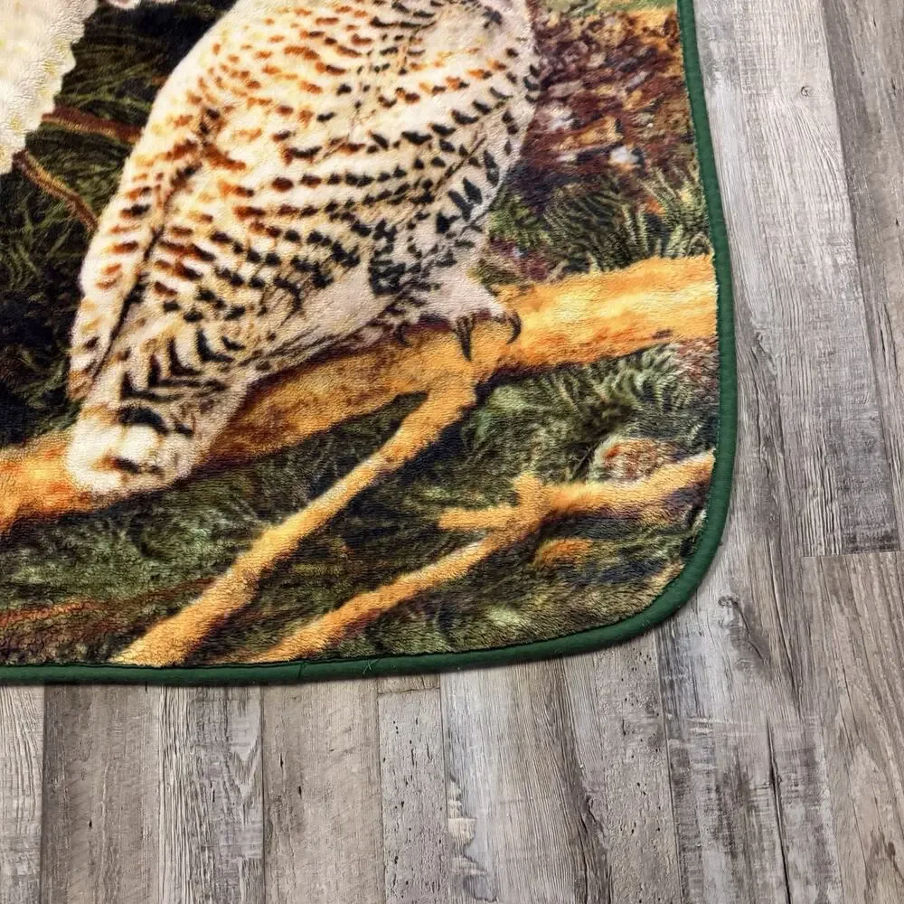 American Heritage Royal Plush Raschel Throw Blanket Soft 43
